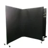 Multi-layer flame retardant laser shield curtain with OD8+ protection