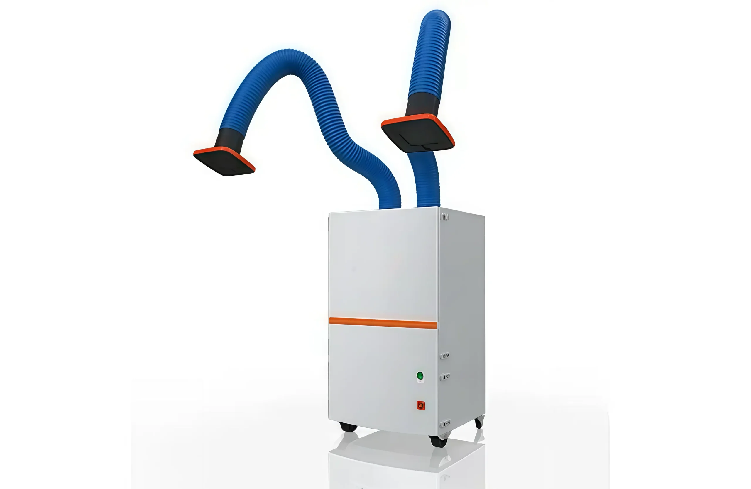 Flexible 360-degree rotatable suction arm of Lasvio mobile dust collector.