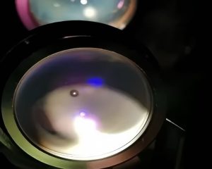 Damaged 6000w fiber laser cover glass